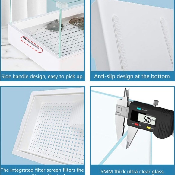 Glass Turtle Tank - Picture 3 of 6